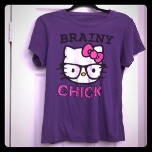 Hello Kitty Brainy Chick T-shirt XL.